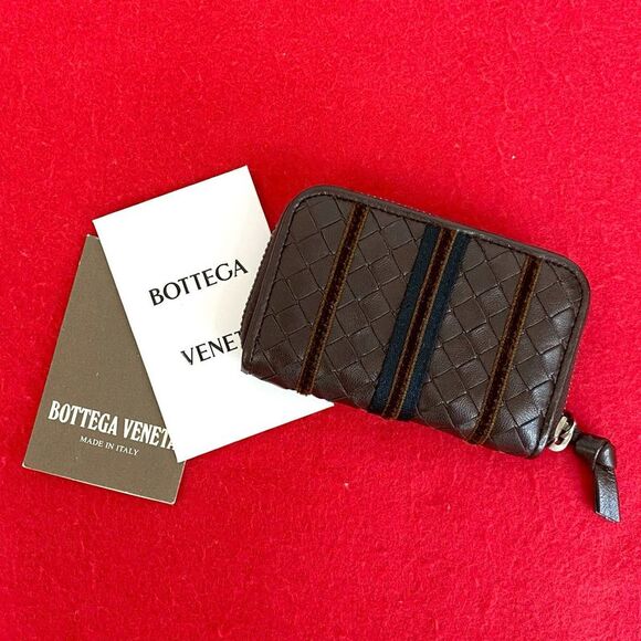 Bottega Veneta Intrecciato Leather Coin Case